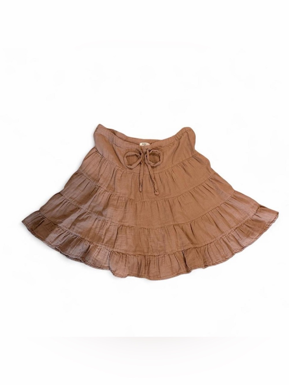dylan Brown Tiered Ruffle Skater Skirt